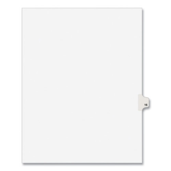 Picture of INDEX,SD,LTR,WHT,16,25/PK