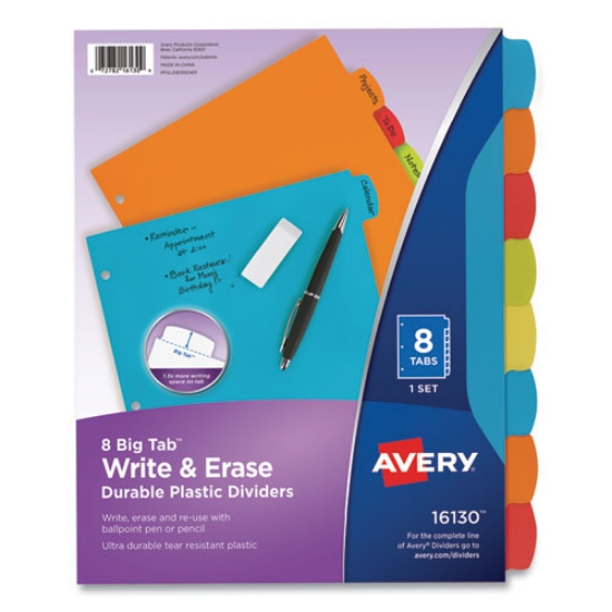 Picture of DIVIDER,WRITE,ERASE,8TAB