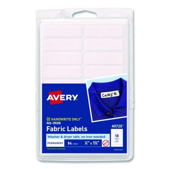 Picture of LABEL,FABRC,NOIRON,3SH/PK