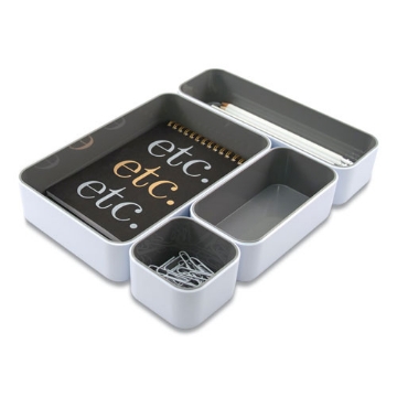 Picture of BIN,STACKNG,4PK,WH/GY