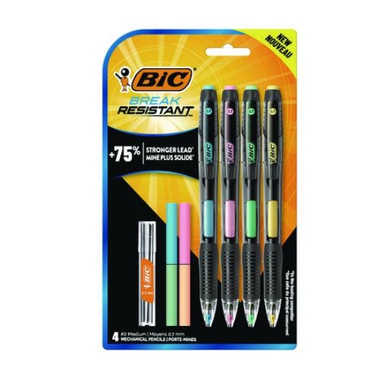 Picture of PENCIL,MECHANICAL,#2,4/PK