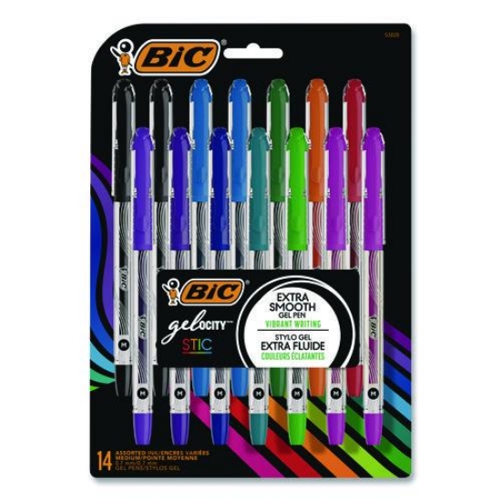 Picture of PEN,STIC,AST,GEL,PEN,14PK