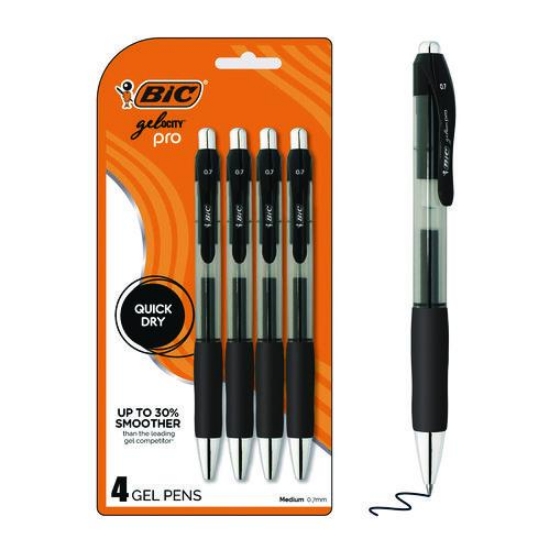 Picture of PEN,GELOCITY PRO,4PK,BK