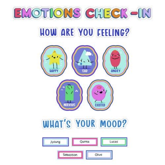Picture of BOARD,EMOTIONS CHECK-IN