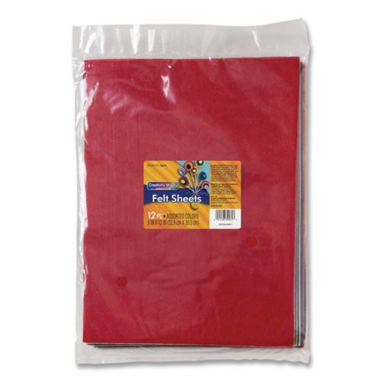 Picture of FELT,SHEETS,9X12,12PK,AST