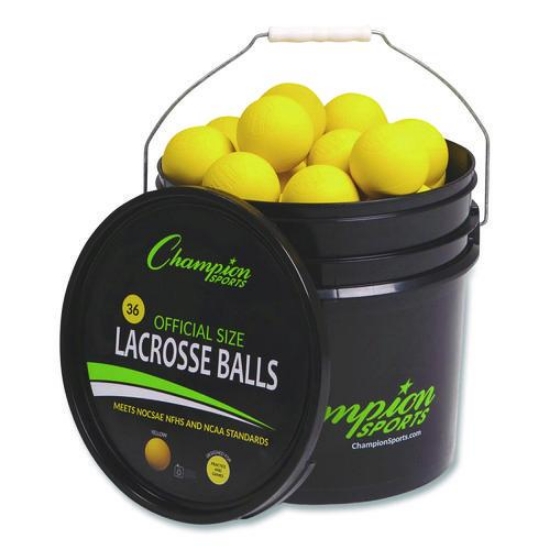 Picture of BALL,LACRSE,36/BUCKET,YW