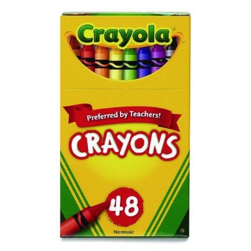 Picture of CRAYON,WAX,48/BX,ASSTD