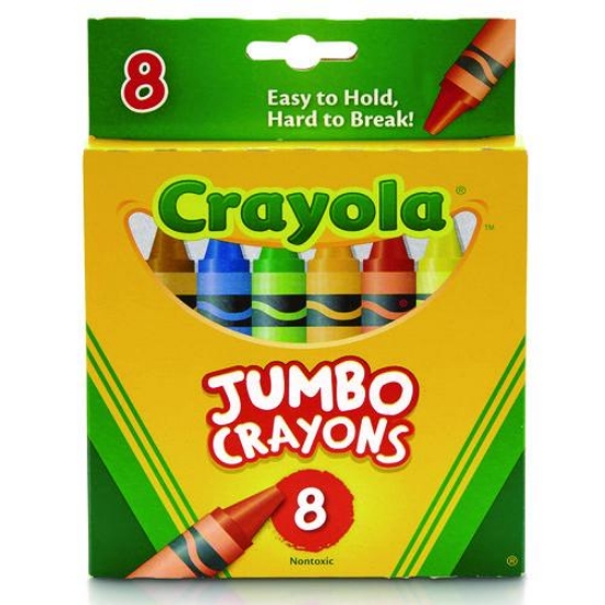 Picture of CRAYON,JUMBO,8 BX,AST