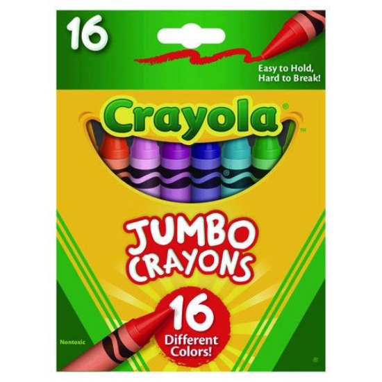 Picture of CRAYON,JUMBO,16/BOX