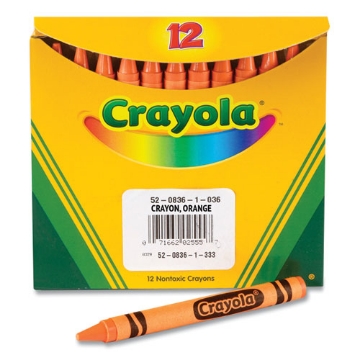 Picture of CRAYON,BULK,12,ORANGE