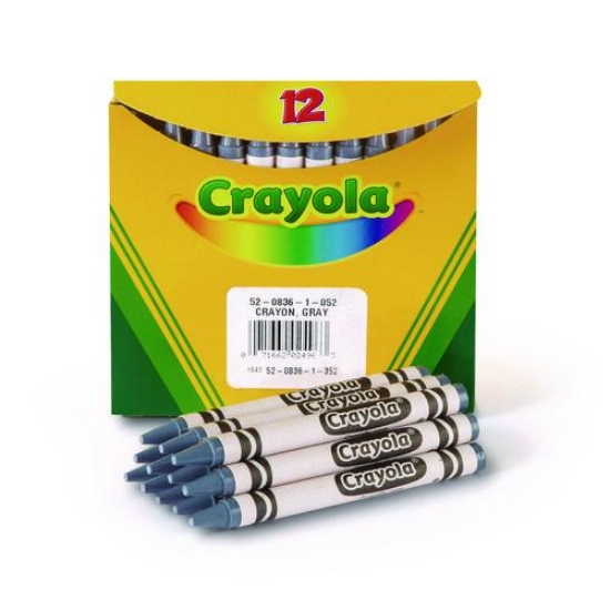 Picture of CRAYON,GREY,12/BX