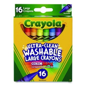 Picture of CRAYON,WASHABLE,16/BOX