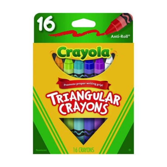 Picture of CRAYON,TRIANGULR,16CT,AST