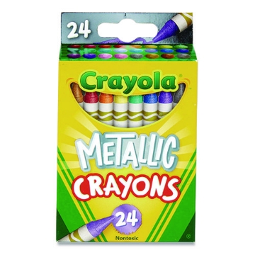 Picture of CRAYON,METALLIC,AST,24/PK
