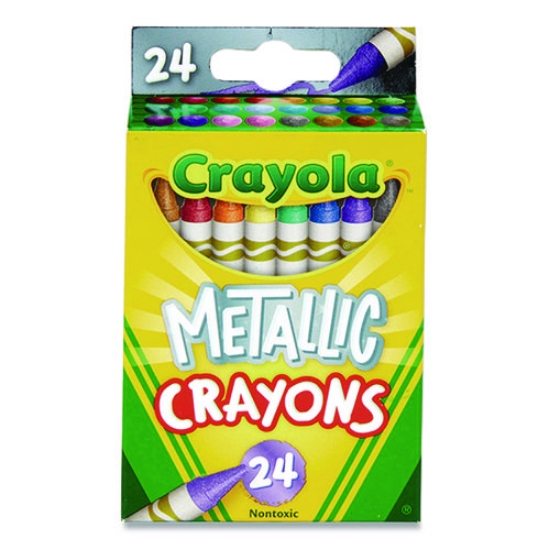 Picture of CRAYON,METALLIC,AST,24/PK