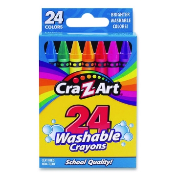 Picture of CRAYON,WASHABLE,24,COUNT