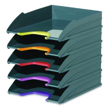 Picture of SET,TRAY,5COMPRTMT,LTR,GY