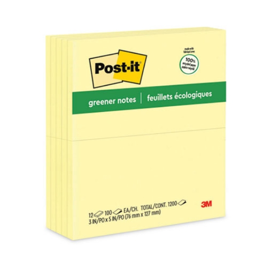 Picture of NOTE,POST-IT,3X5,12/PK,YW