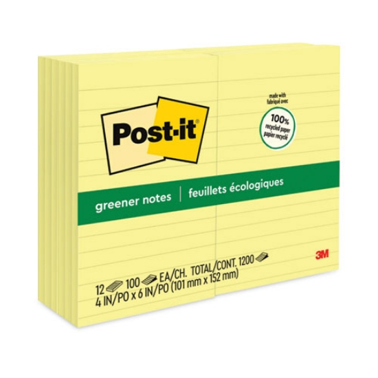 Picture of NOTE,POST-IT,4X6,12/PK,YW