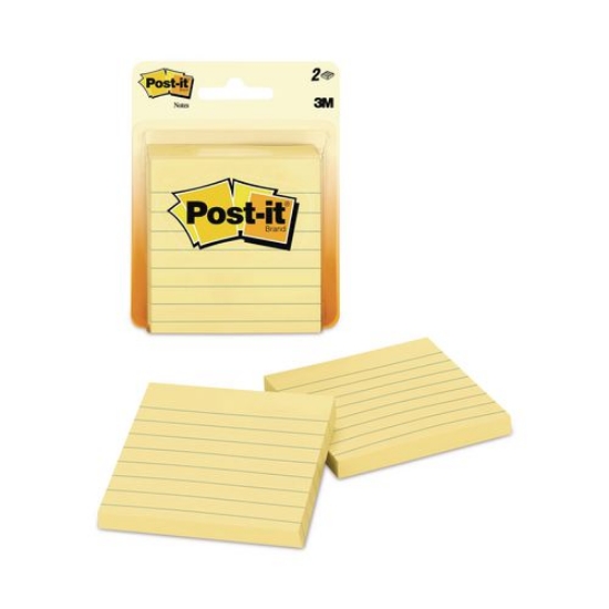 Picture of NOTE,3",LINED,2PD/PK,YL