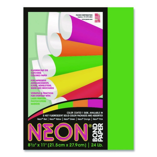 Picture of PAPER,NEON,8.5X11,100,GN