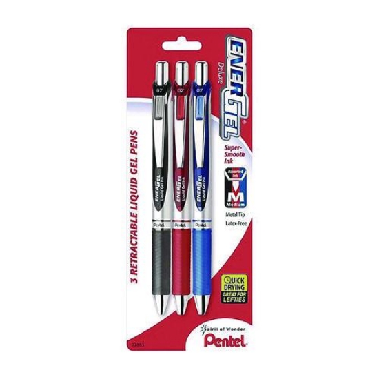 Picture of PEN,DLX,RT,LG,MD,3/PK,AST