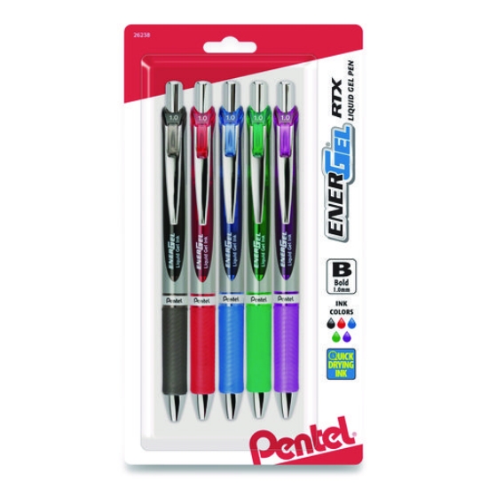 Picture of PEN,LIQUID,GEL,AST,5/PK