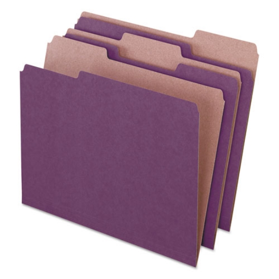 Picture of FOLDER,LTR,1/3CUT,RECY,VL