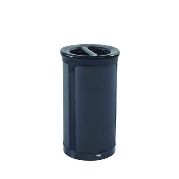 Picture of WASTEBASKET,ENHC,RD,33,BK