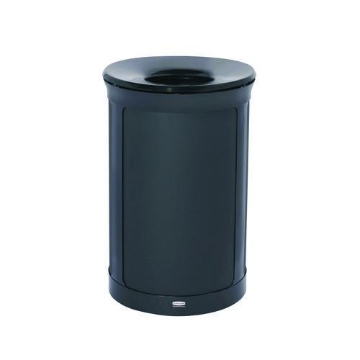 Picture of WASTEBASKET,ENHC,RD,23,BK