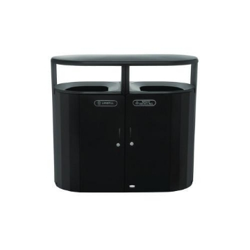 Picture of WASTEBASKET,RESIST2X33,BK