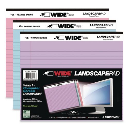 Picture of PAD,LEGAL,LANDSCAPE,3PK