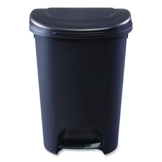 Picture of WASTEBASKET,13G STEP,BK