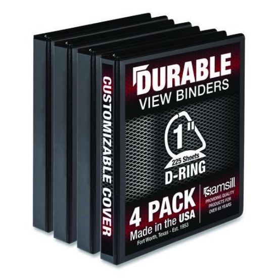 Picture of BNDR,DUR,1",VW,DR,4PK,BK