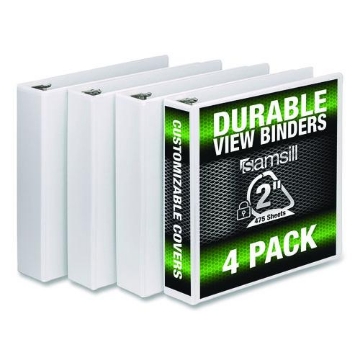 Picture of BNDR,DUR,2",VW,DR,4PK,WH