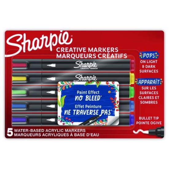 Picture of MARKER,BULLET,5PK,AST
