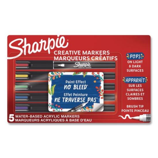 Picture of MARKER,BRUSH,5PK,AST
