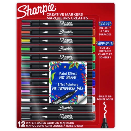 Picture of MARKER,BULLET,12PK,AST