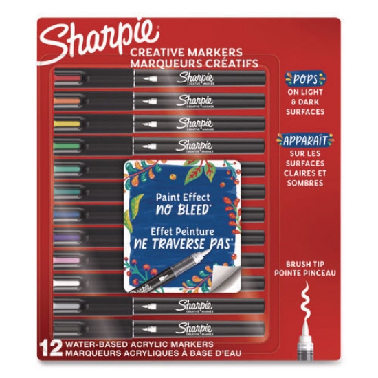 Picture of MARKER,BRUSH,12PK,AST