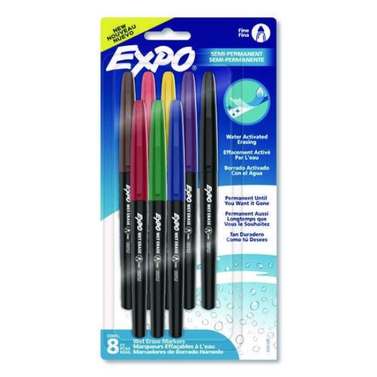 Picture of MARKER,WET ERASE,8PK,AST