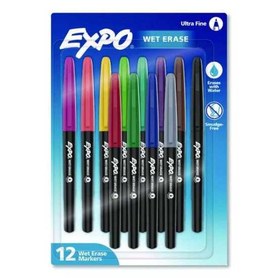 Picture of MARKER,WET ERASE,FN,12PK
