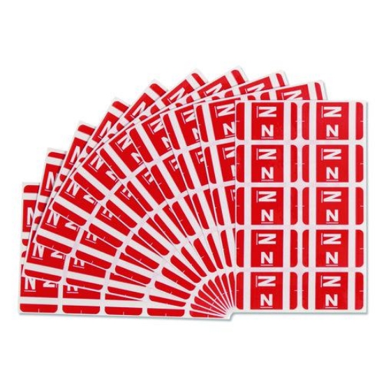 Picture of LABEL,FLDR,LETTER,N,1C/PK