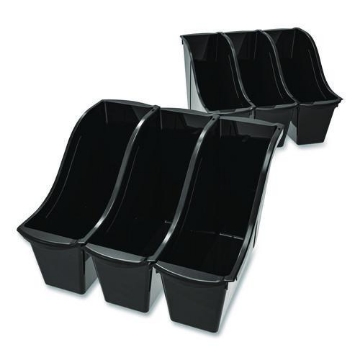 Picture of BOOKRACK,SM BK BIN,BK,6PK