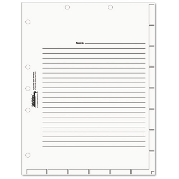 Picture of INDEX,CHART DIVIDERS,WE
