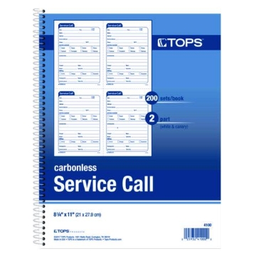 Picture of BOOK,SERV.CALL,200ST,NCR
