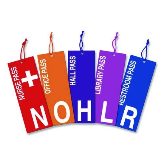 Picture of SIGN,HALL,PASS,24ST/CT