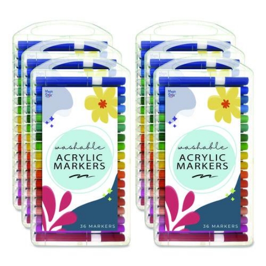 Picture of MARKER,WASHABLE,6PKS,AST