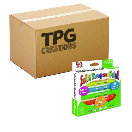 Picture of CRAYON,THINSTIX,6,NEON,24