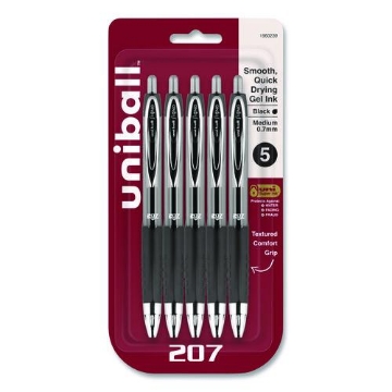 Picture of PEN,207,0.7MM,BLK, 5CD