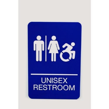 Picture of SIGN,UNISEX RESTROOM,BE